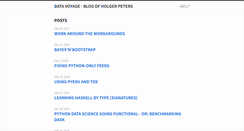Desktop Screenshot of holger-peters.de